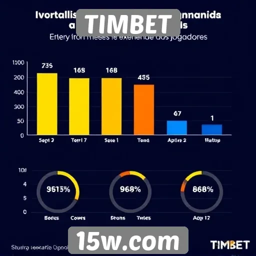 Estatísticas de usuários ativos no TIMBET