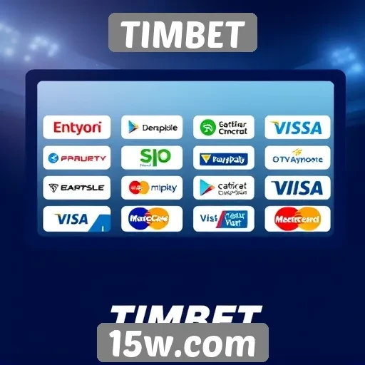 Plataforma TIMBET inclui métodos de pagamento diversificados